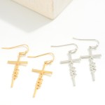 Faith Cross Earrings