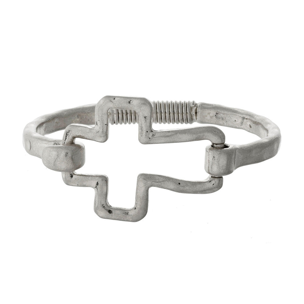 Open Cross Bracelet