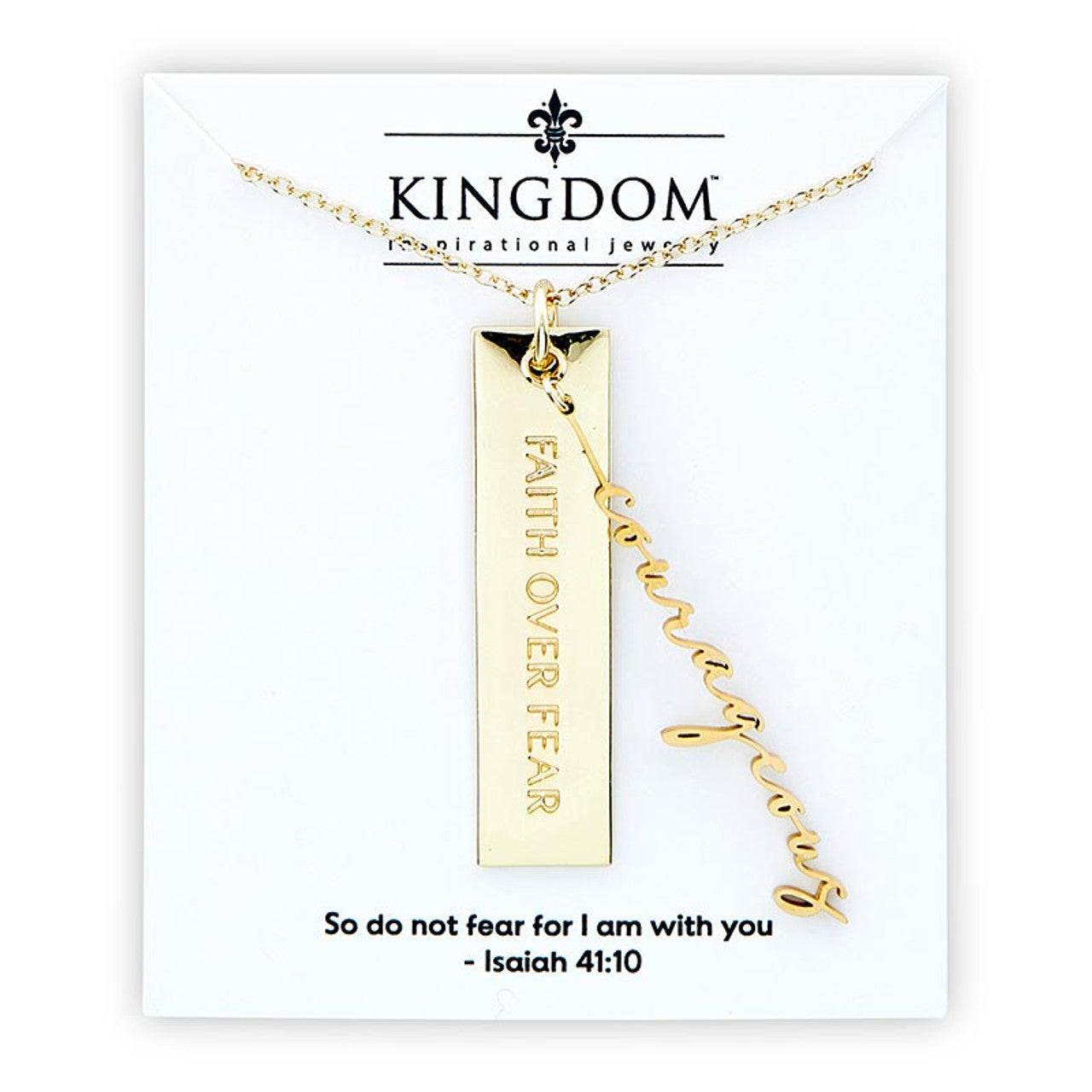 Courageous Bar Necklace