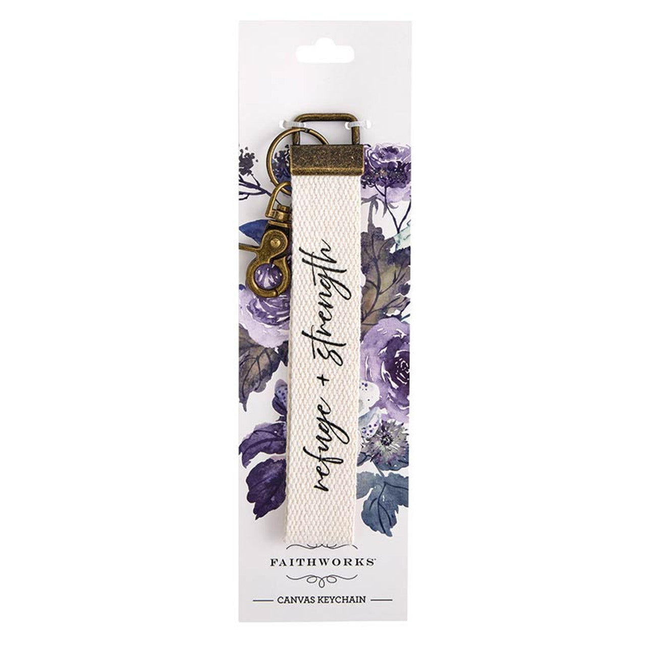Refuge & Strength Keychain