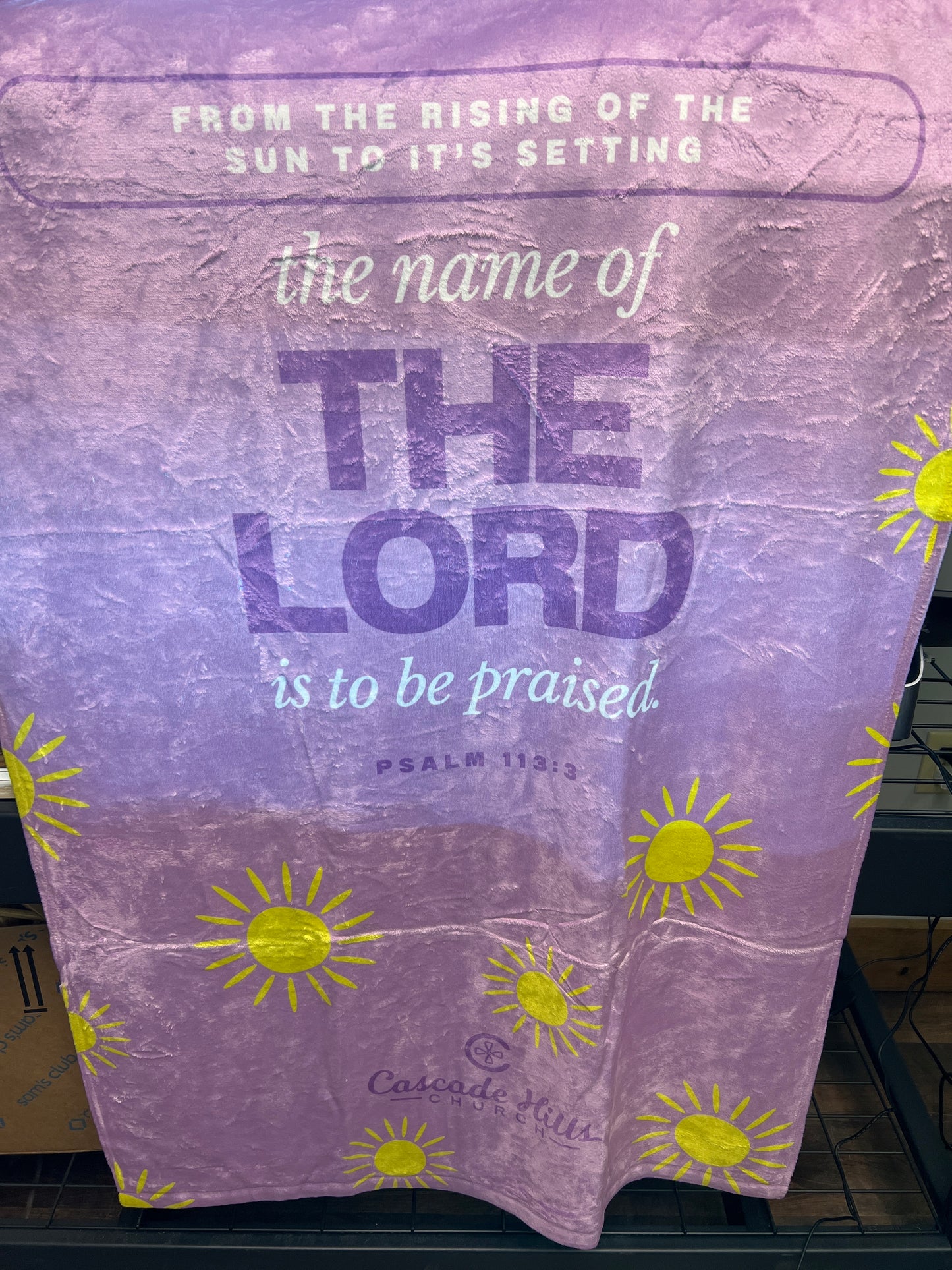 Sunshine Psalm 113:3 Beach Towel