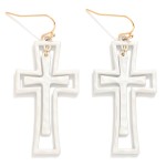 Double Cross Earrings
