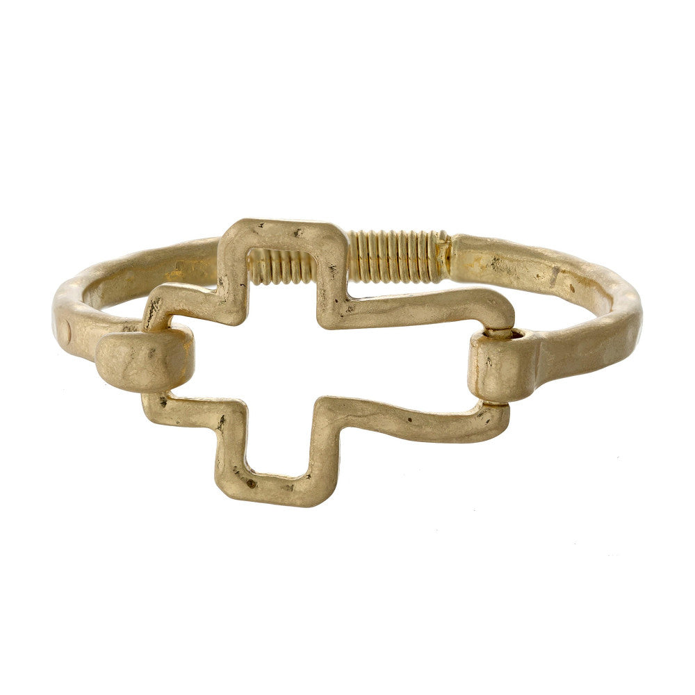 Open Cross Bracelet
