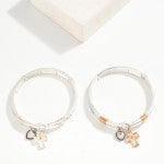 Mustard Seed Cross Bracelet