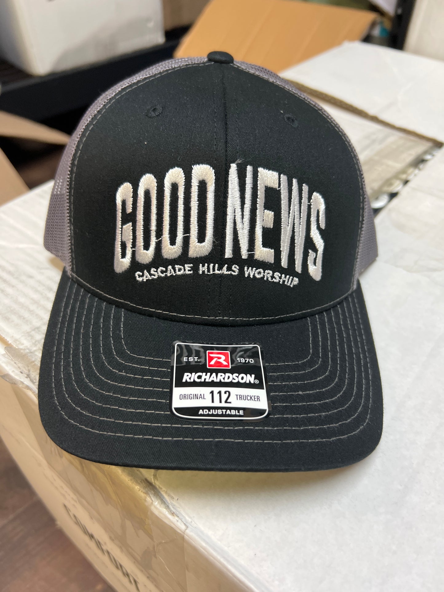Good News Cascade Hills Worship Hat