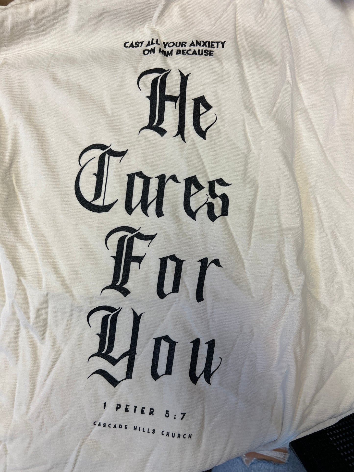 He Cares For You T-Shirt
