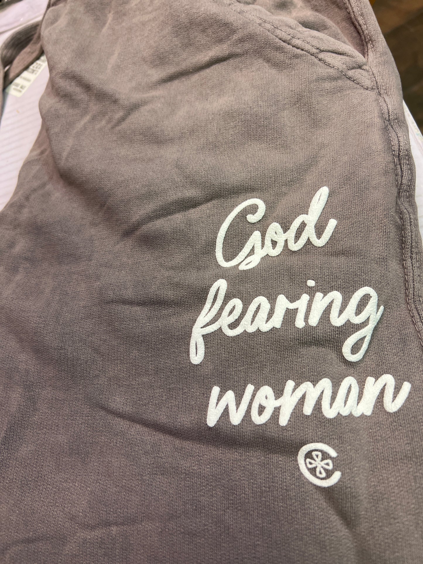 God fearing woman sweatpants