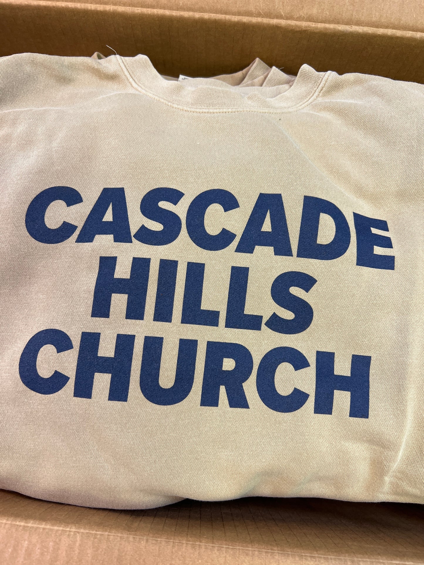 Cascade Hills Church sweatshirt
