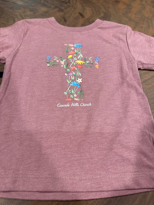Floral Cross T-Shirt