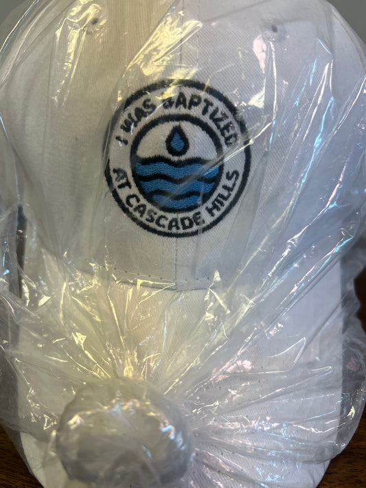 I Was Baptized at Cascade Hills Velcro Adjustable Hat