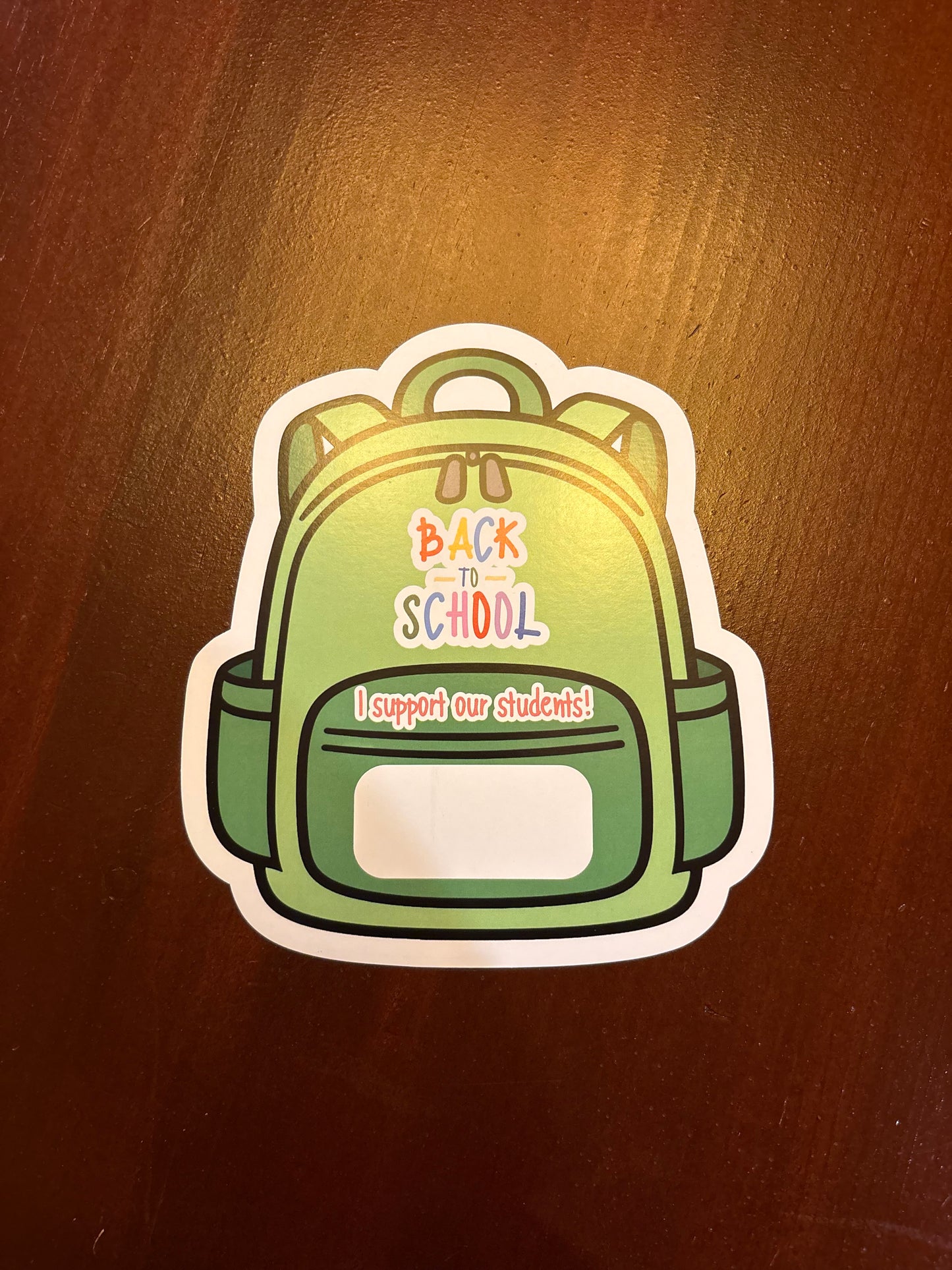 Green Backpack Sponsor