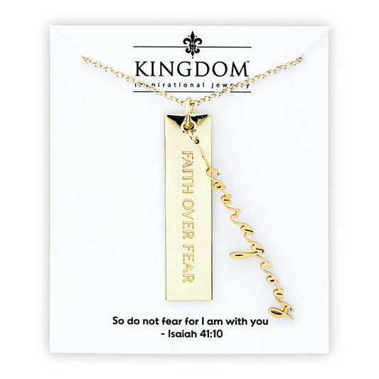 Courageous Bar Necklace