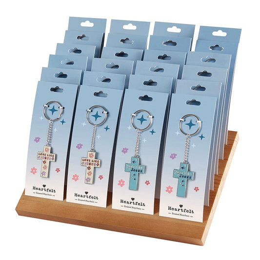 Cross Love Like Jesus Keychain
