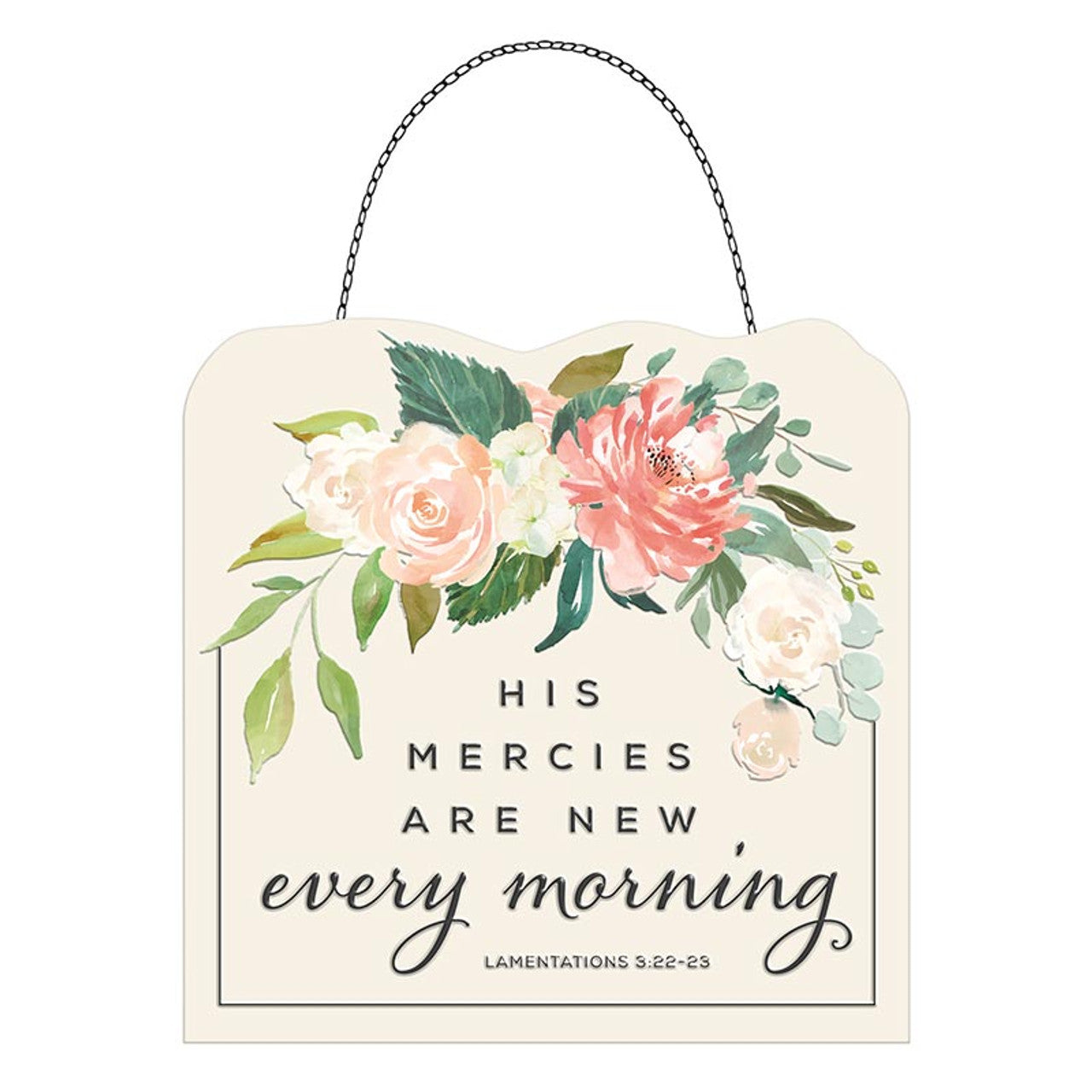 Tin Decor-His Mercies Are New