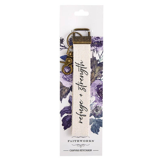 Refuge & Strength Keychain