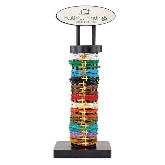 Woven String Cross Bracelets