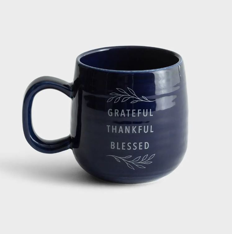 Grateful Thankful Blessed - Ceramic Mug